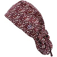 riou Gorro Quirófano Algodón Impreso Sombrero Médico Enfermera- Gorro de Trabajo Impreso para el Enfermero- el Doctor y…